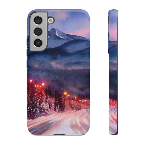 Christmas in Vail Colorado - Impact Resistant Phone Case Samsung Galaxy S22 Plus Matte